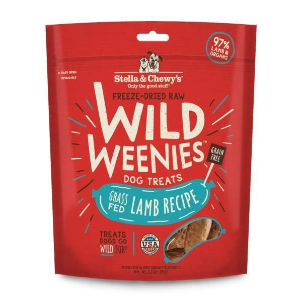 Stella Chewy s Wild Weenies Lamb Recipe Grain Free Freeze Dried