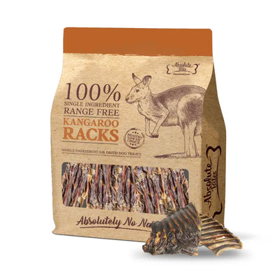 Absolute Bites [34% OFF] Absolute Bites Roo Rack Air Dried Dog Treats 280g Dog Food & Treats