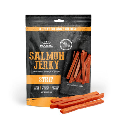 Absolute Holistic Absolute Holistic Oven-Baked Grain-Free Salmon Strip Dog Treat 100g Dog Food & Treats