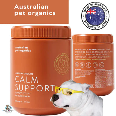 Australian Pet Organics 10% OFF AUSTRALIAN PET ORGANICS CALM SUPPORT SUPPLEMENT 240G Pet Supplements