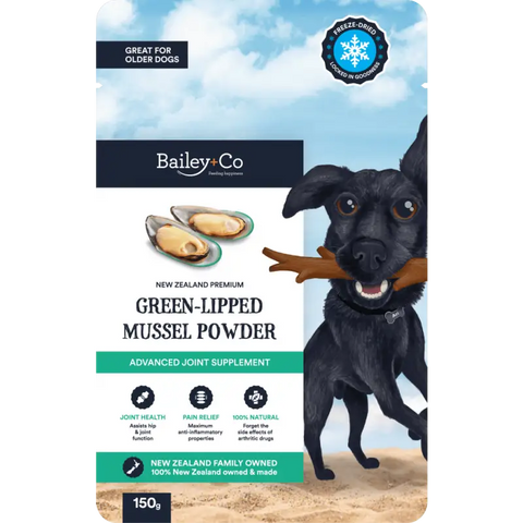 Bailey + Co 10% OFF Bailey + Co Mussel Powder For Dogs 150g Dog Healthcare