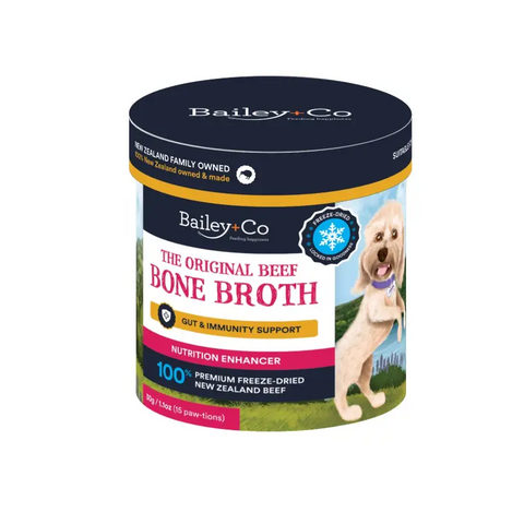 Bailey + Co (NEW Launch 15% OFF) BAILEY + CO DISSOLVABLE FREEZE DRIED BONE BROTH 30G/65G Dog Food & Treats