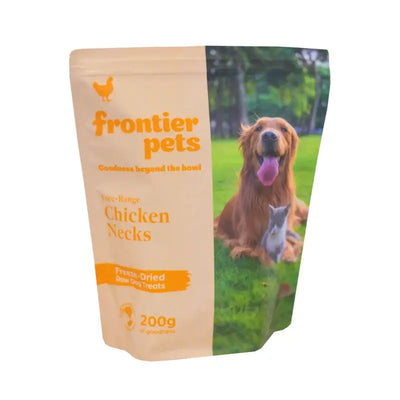 Frontier Frontier Free-Range Freeze-Dried Raw Chicken Neck Dog Treat 200G Dog Food & Treats