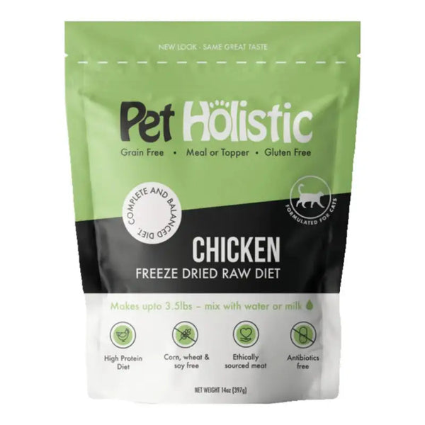 Pet Holistic Pet Holistic Freeze Dried Raw Cat Food 5.6oz/7oz Cat Food & Treats