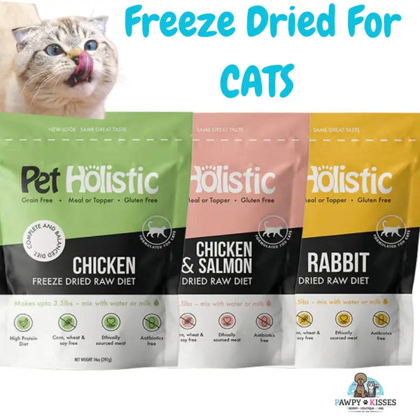 Pet Holistic Pet Holistic Freeze Dried Raw Cat Food 5.6oz/7oz Cat Food & Treats