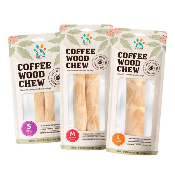 Singapaw Singapaw Coffee Wood Dog Chew (3 Sizes) Dog Accessories