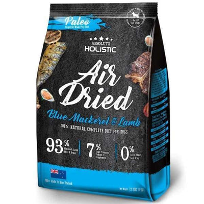 Absolute Holistic [3 for $129.90] Absolute Holistic Air Dried Blue Mackerel & Lamb Dog Food 1kg Dog Food & Treats