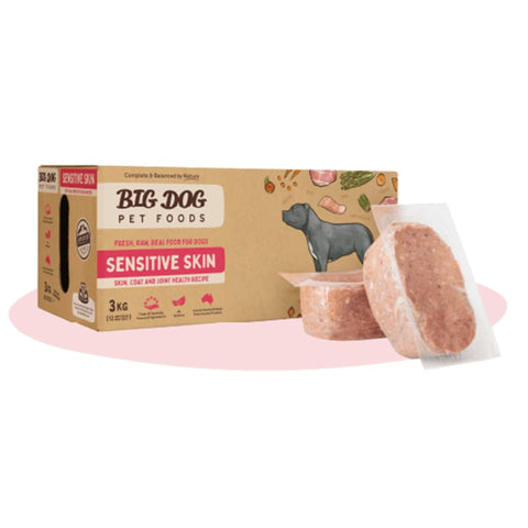 10 OFF Big Dog BARF Sensitive Skin Frozen Raw Dog Food 3kg Pawpy Kisses
