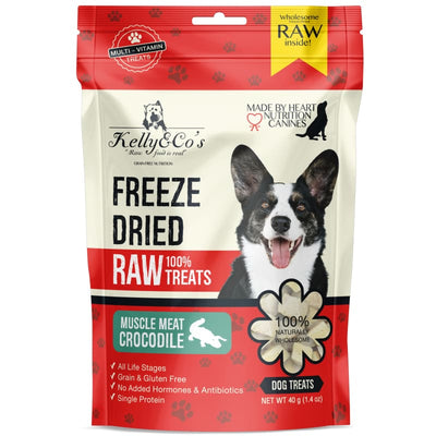 2 FOR 18 Kelly Co s Crocodile Muscle Meat Freeze Dried Raw Dog