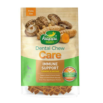 Happi Doggy [BUY 2 FREE 1] Happi Doggy Care Tumeric & Shiitake Immune Support Dental Dog Chew 2.5 Inch 150g Dog Food & Treats