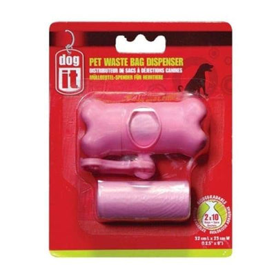 Dogit Dogit Poop Bag Dispenser Pink Dog Accessories