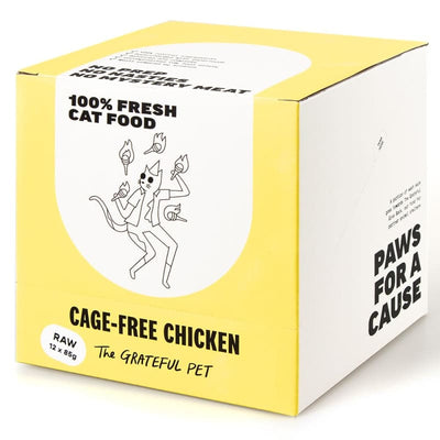 The Grateful Pet [10% OFF] The Grateful Pet Chicken Frozen Raw Cat Food 1.02kg Cat Food & Treats