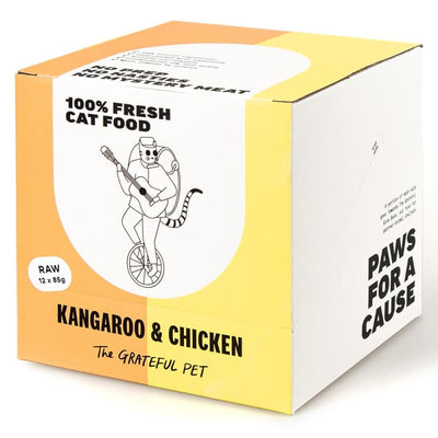 The Grateful Pet [10% OFF] The Grateful Pet Kangaroo & Chicken Frozen Raw Cat Food 1.02kg Cat Food & Treats