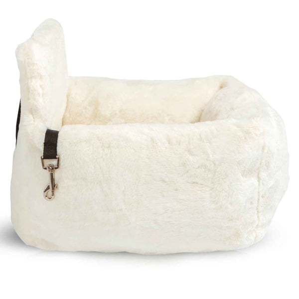 Nandog Pet Gear Nandog Cloud Ivory Super Soft Luxe Dog Car Seat Dog Accessories