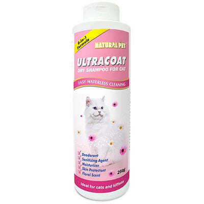 Dry shampoo shop on cats