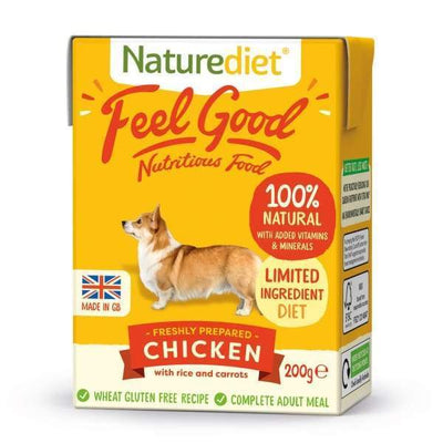 Naturediet [BUY 2 FREE 1!] Naturediet Feel Good Chicken Wet Dog Food 200g Dog Food & Treats