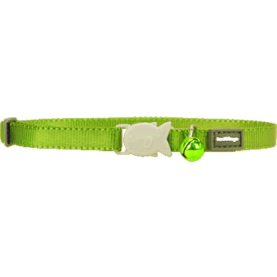 Red Dingo Red Dingo Classic Lime Green Cat Collar Cat Accessories