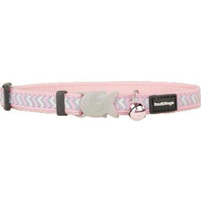 Red Dingo Red Dingo Reflective Ziggy Safety Pink Cat Collar Cat Accessories