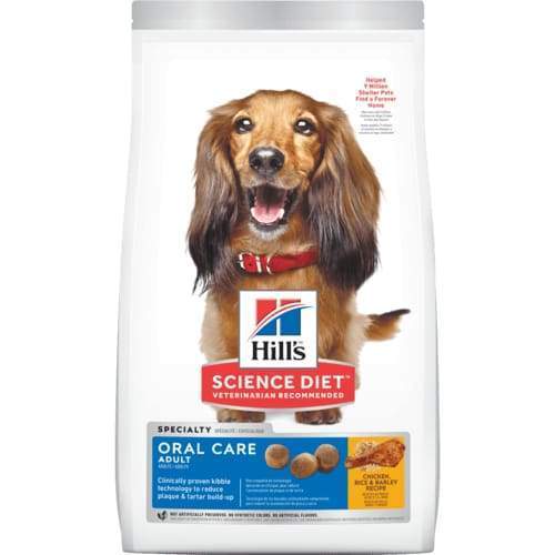 Science Diet [20% OFF + FREE GIFT*] Science Diet Adult Oral Care Dry Dog Food 4lbs Dog Food & Treats