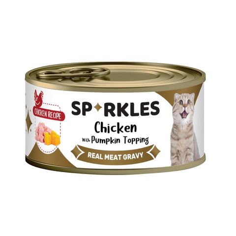 Sparkles Colours Chicken Pumpkin Canned Cat Food 70g Pawpy Kisses