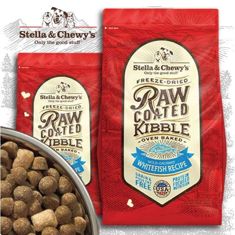 15 OFF Stella Chewy s Raw Coated Kibble Whitefish Dry Dog Food