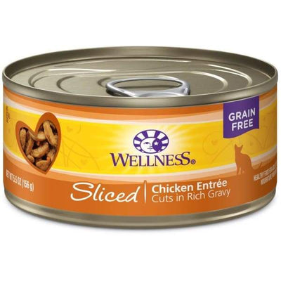 Wellness Wellness Complete Health Sliced Chicken Entree Canned Cat Food 156g Cat Food & Treats