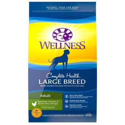 Wellness Wellness Complete Health Large Breed Adult Health Dry Dog Food 30lb Dog Food & Treats